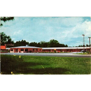 St. Illa Court & Restaurant Nahunta, Georgia Postcard